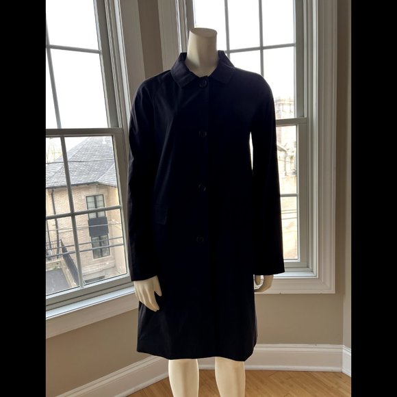 Theory Black Lightweight Coat Jacket with Collar - Size Small - Picture 2 of 14